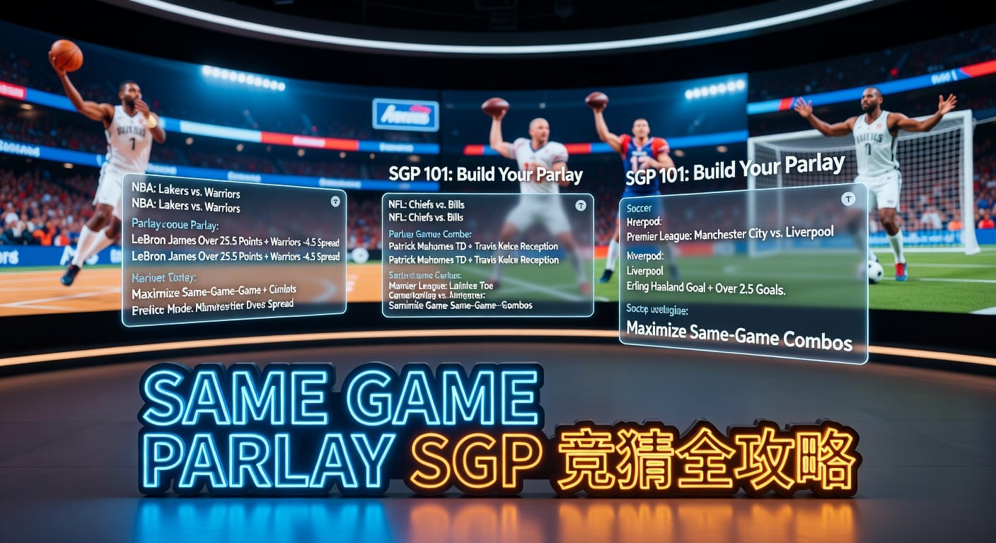 same game parlay SGP 策略技巧指南