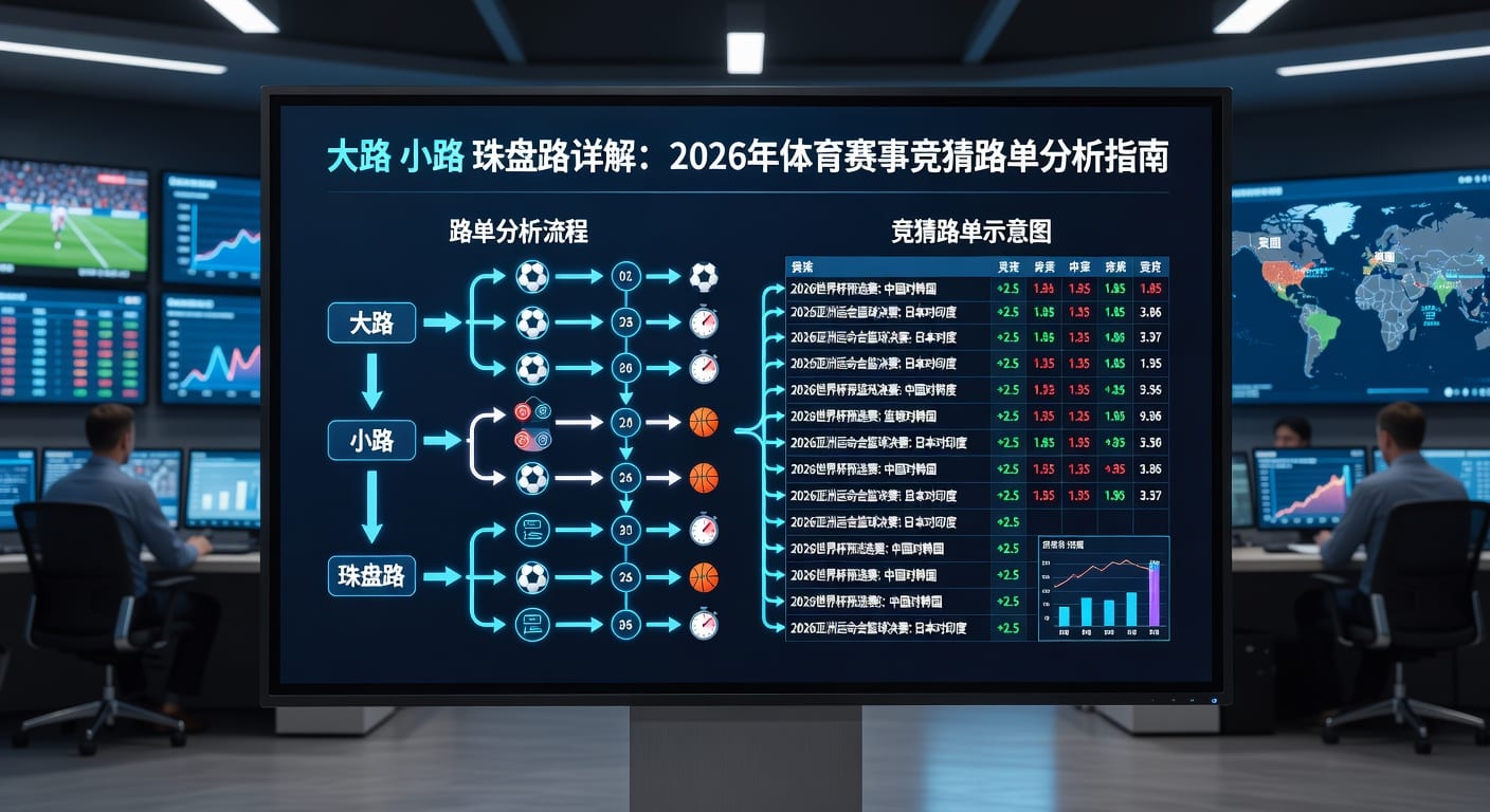 大路小路珠盘路：体育投注盘口分析与实战技巧