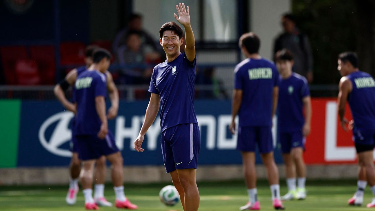 孙兴慜迎来第四届世界杯 仍像少年般期待韩国首战